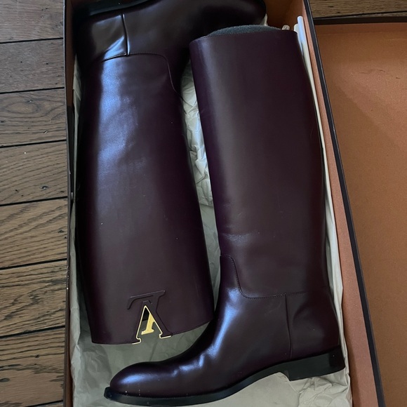 Louis Vuitton heritage high top flat boot worn a few times - Picture 7 of 8